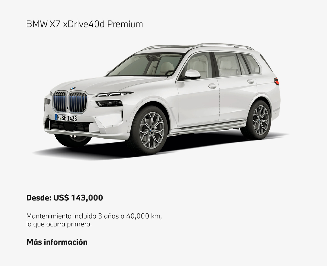 BMW X7 xDrive40d Premium